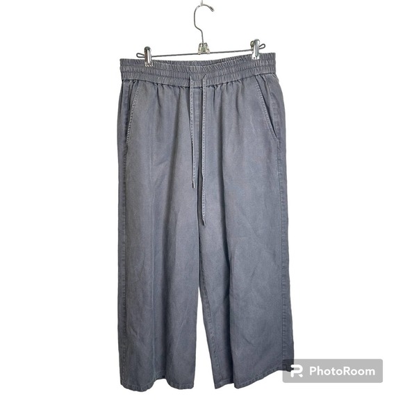 Eileen Fisher Slouchy Wide Leg Pants Women’s S Gray Minimalist‎ Mature - Picture 2 of 6